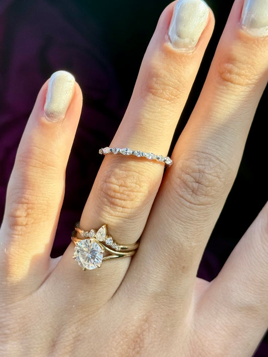Peace rest of payment on wedding ring